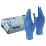 Manusi Nitril Albastre Marimea XS - Prima Nitril Examination Blue Gloves Powder Free XS